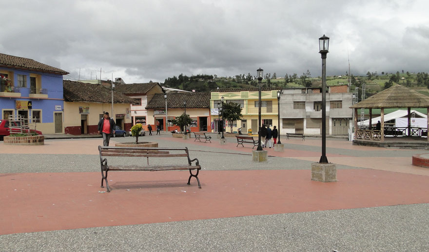 Plaza central de Potosí. 