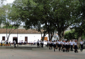 Plaza del pueblo.